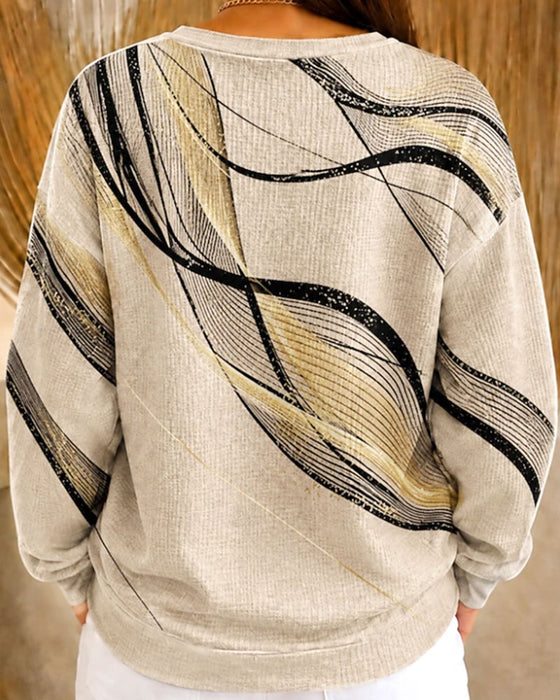 Bluza Fala Linia Wzór