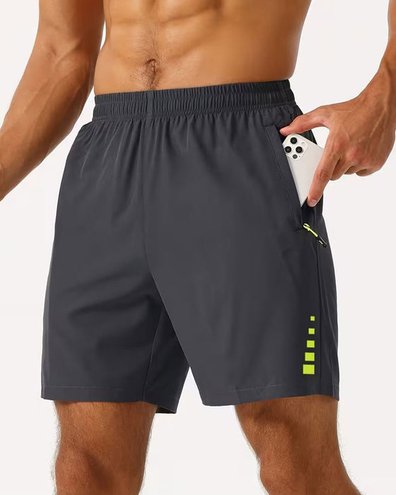 Męskie Spodenki Gumka W Pasie Casual