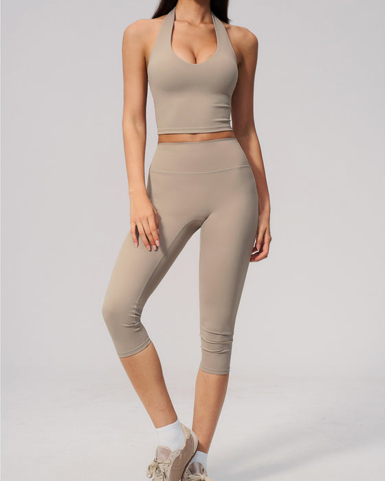 Leggings Yoga Wysoki Stan Średni