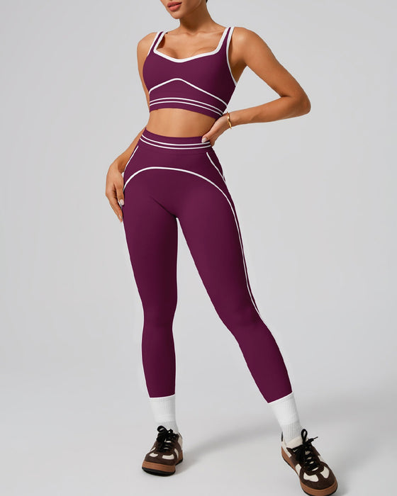 Set Sport Tank Wysoki Stan Joga