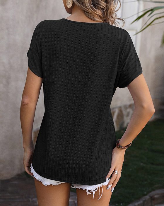 Bluzka z dekoltem w szpic