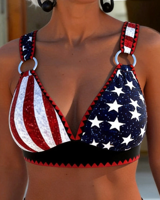 Bikini Wysoki Stan Drukowany