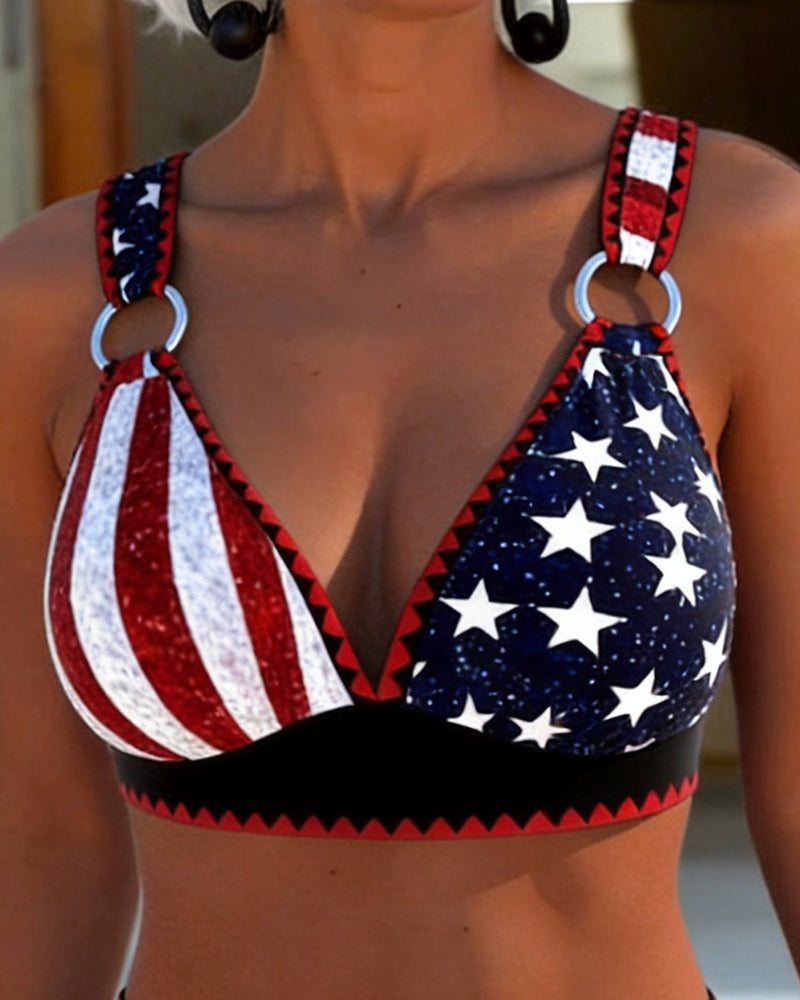 Bikini Wysoki Stan Drukowany