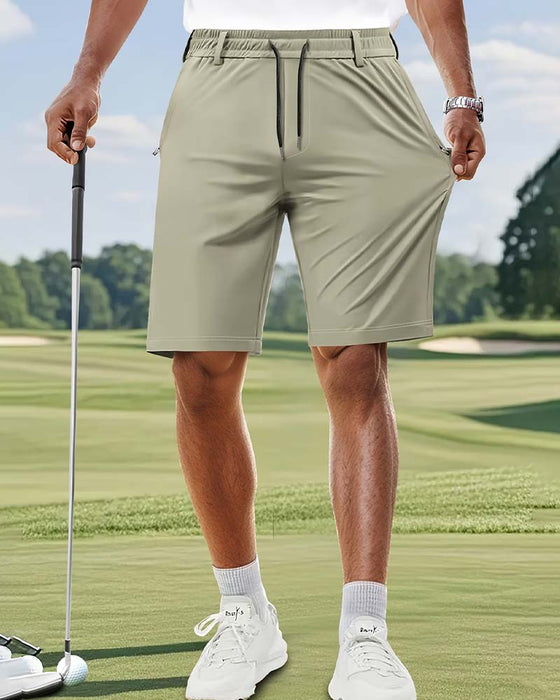 Shorts Elastyczna Talia Ściągacz Męski