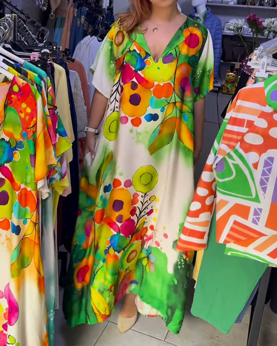 Sukienka Luźna Moda Casualowa