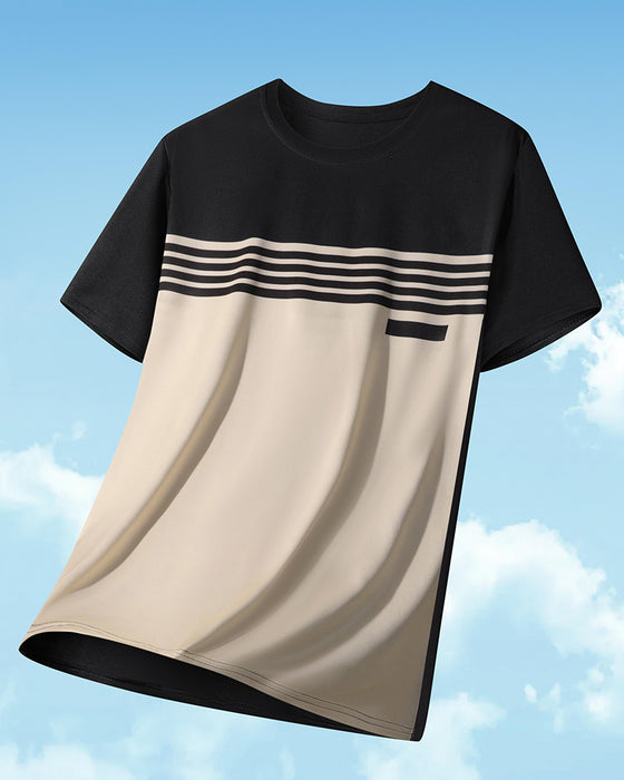 Męski T-Shirt Oddychający Szybkoschnący Krótki Rękaw