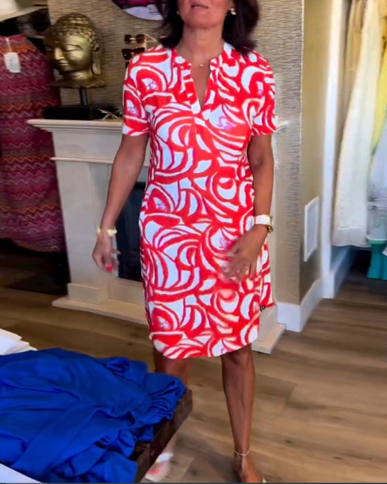 Sukienka z krótkim rękawem