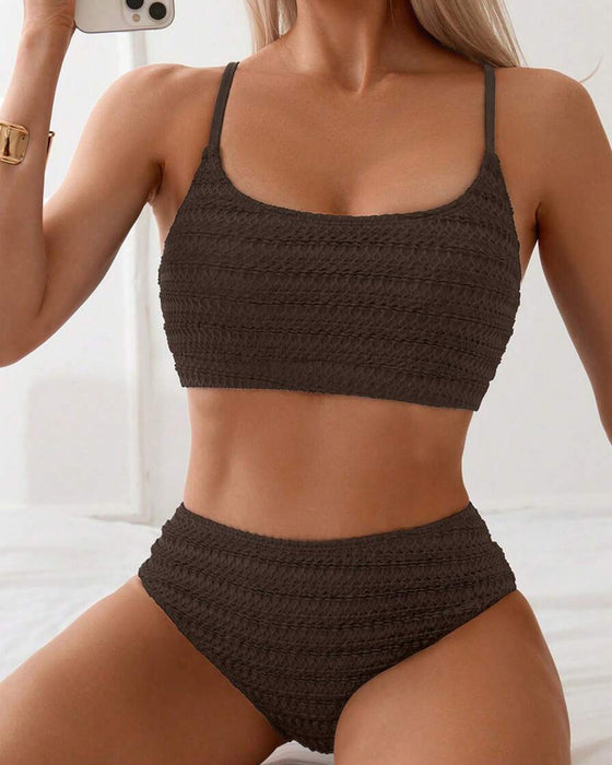 Bikini Seksowny Dwuczęściowy Szelki