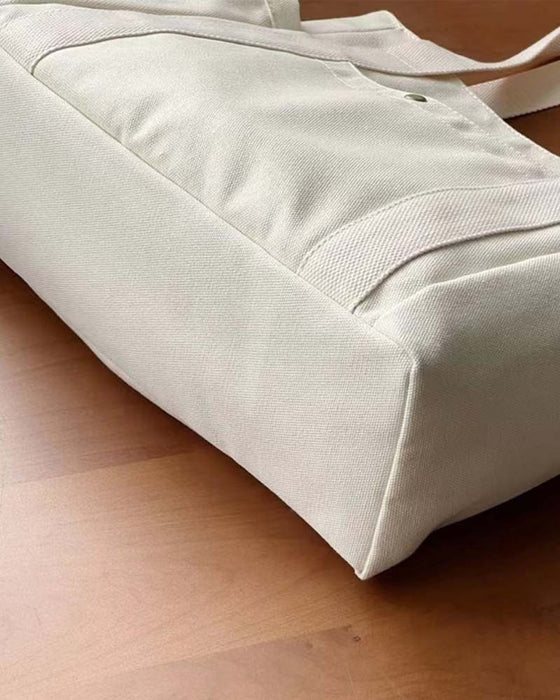 Duża torba płócienna z podwójnymi uchwytami