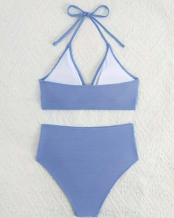 Bikini Halter Wysoki Stan