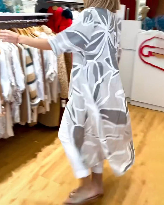 Bluzka o luźnym nieregularnym kroju