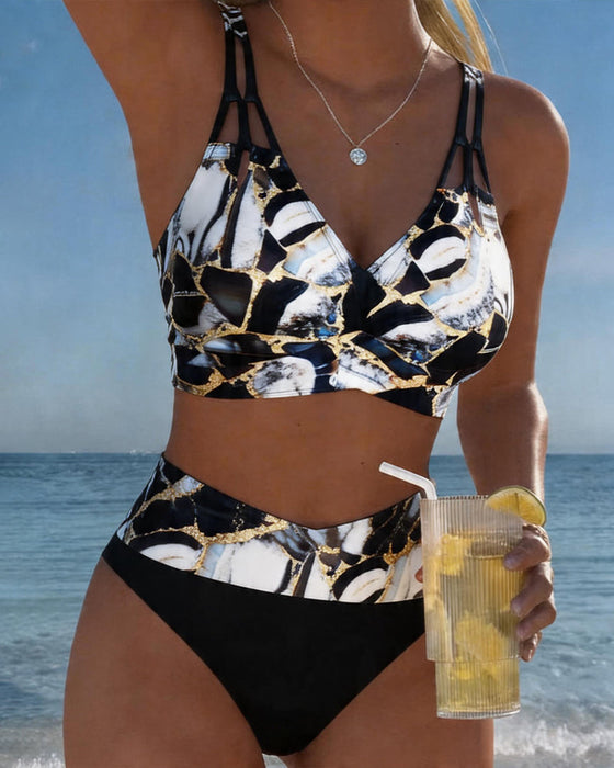 Bikini Pasek Wycięcie Projektantki