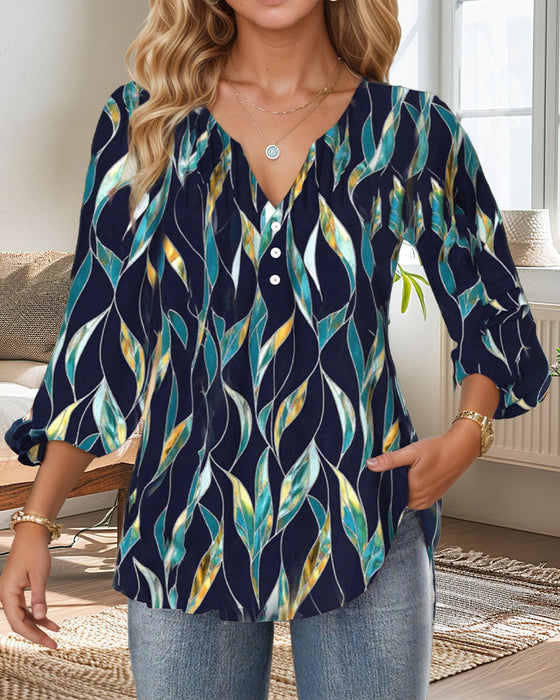 Bluzka Casual V-Decolte