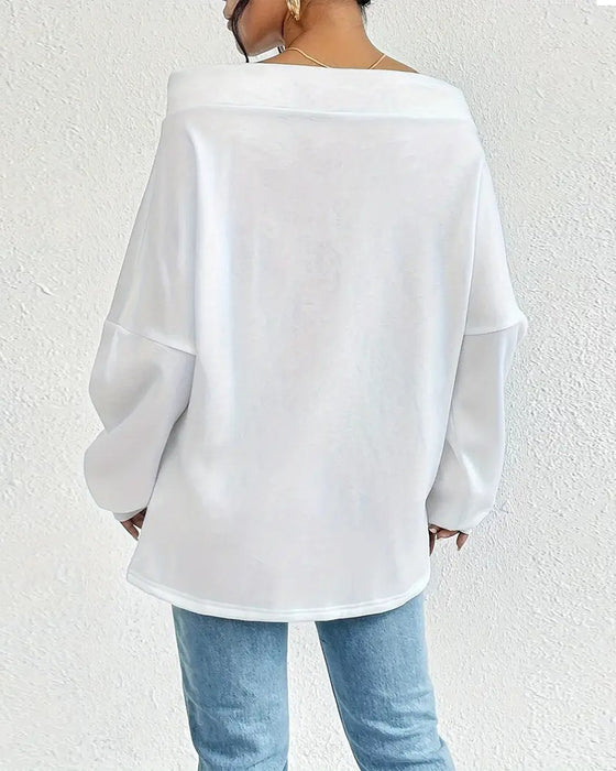 Bluza Moda Jednokolorowa