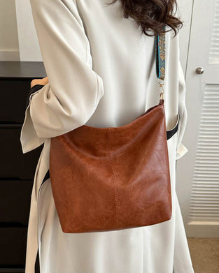 Torba o dużej pojemności z paskiem na ramię w stylu vintage