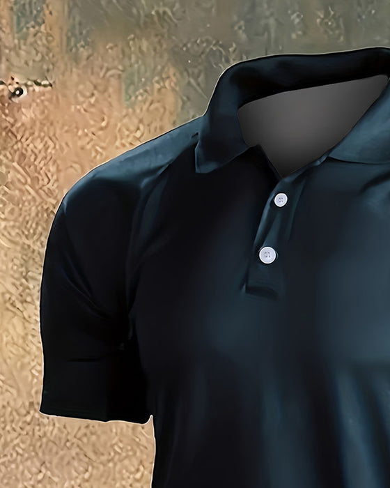 T-Shirt Kołnierzyk Gwiazdy I Paski Krótki Rękaw