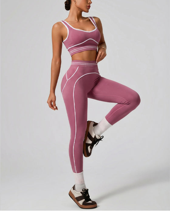 Set Sport Tank Wysoki Stan Joga