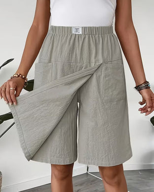 Szorty 100% Bawełna Casual Kieszeń Design