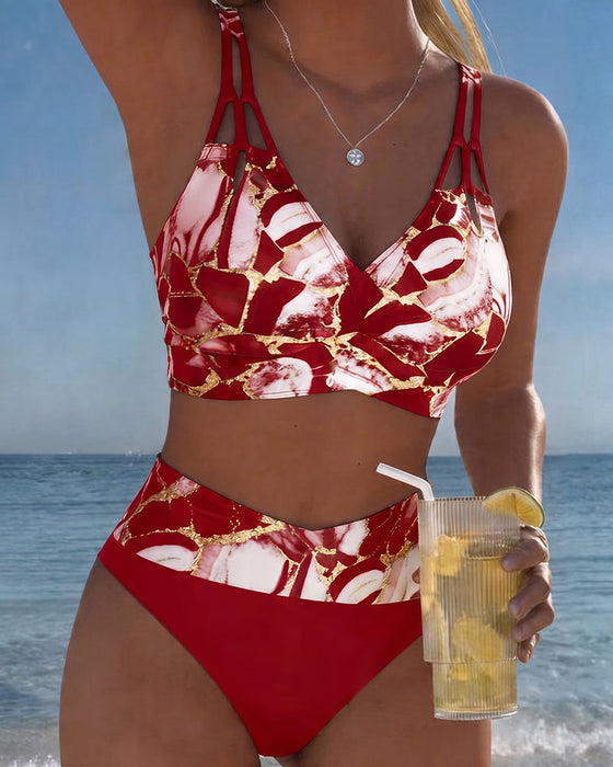 Bikini Pasek Wycięcie Projektantki