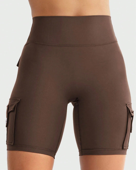 Legginsy Damskie Wielokieszonkowe Rowerowe Capri
