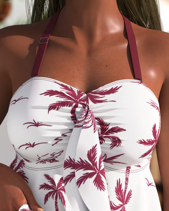 Tankini Palma Druk Spódnica Do Pływania