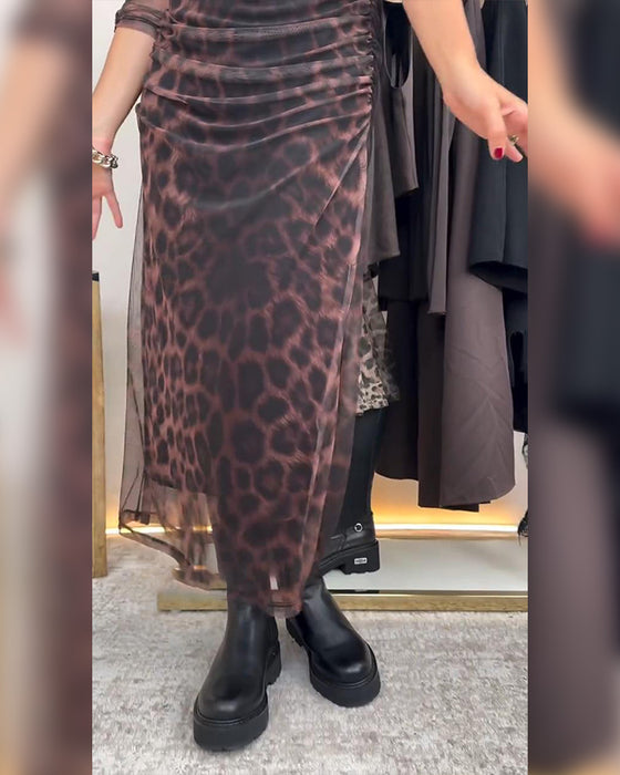 Modna Sukienka W Panterkę