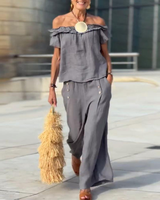 Elegancje Zestaw z Off-the-Shoulder