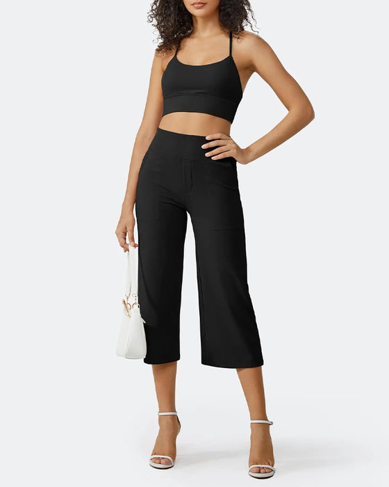 Spodnie Slim Fit Swobodne Uniwersalne Kieszeń