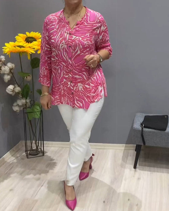 Koszula z długim rękawem i guzikami