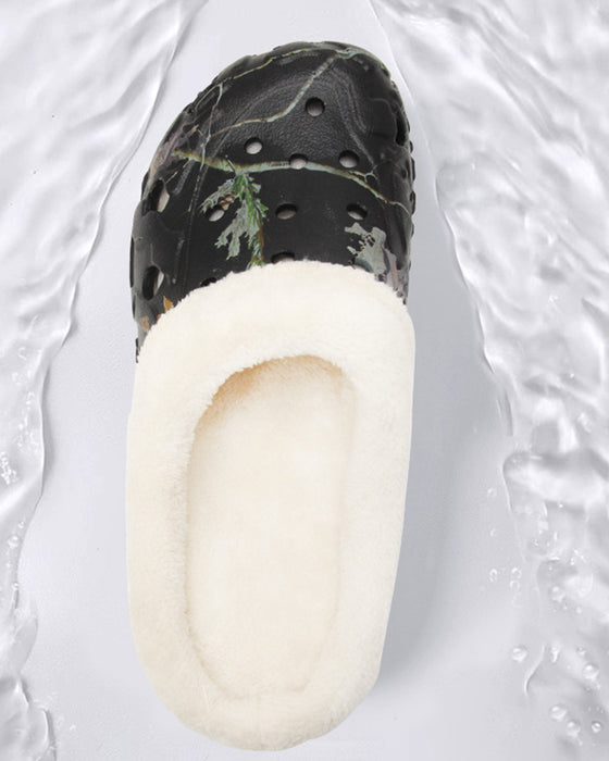 Kapcie stylowy wzór antypoślizgowe