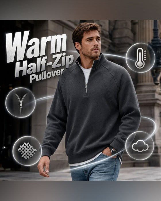 Bluza Half Zip Stójka