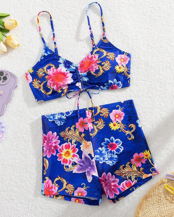 Bikini Dwuczęściowe W Kwiatowy Nadruk