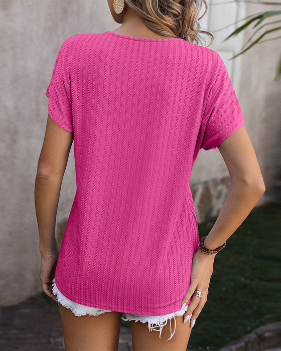 Bluzka z dekoltem w szpic