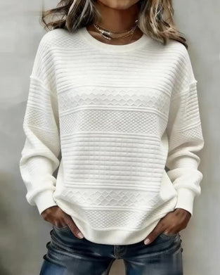 Bluza Twist Okrągły Dekolt