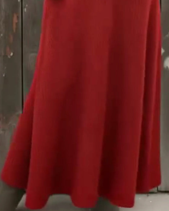 Jednolite Sukienka Z Wysokim Kołnierzem I Eleganckim Designem