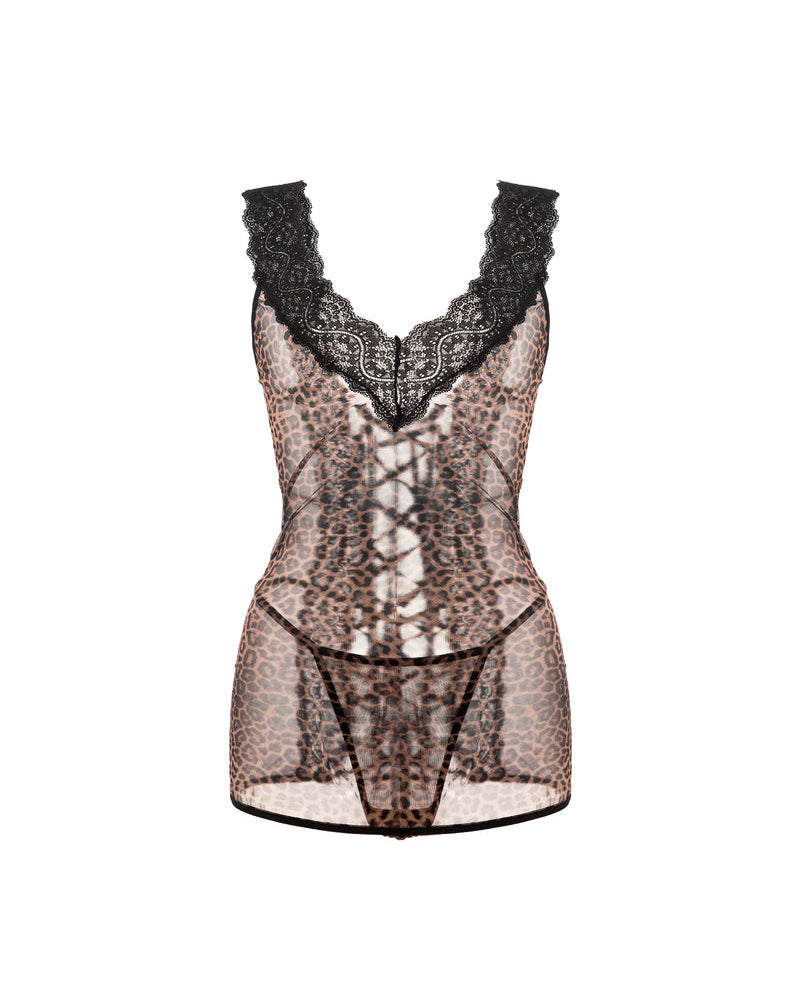 Koszula Nocna Seksowny Ramiączka Koronka