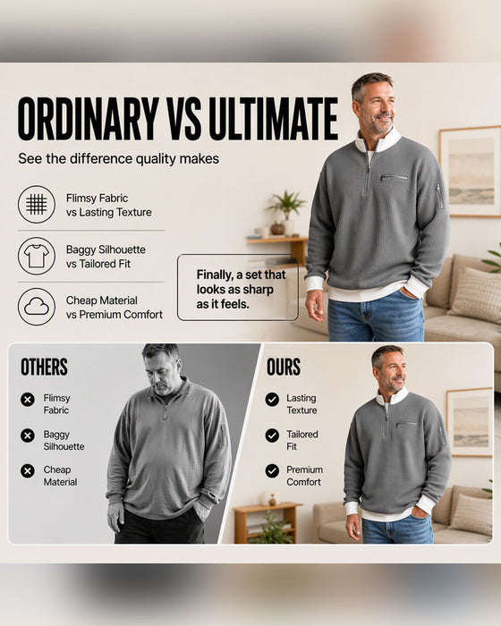 Sweatshirt Stójka Kontrastowy Zamek