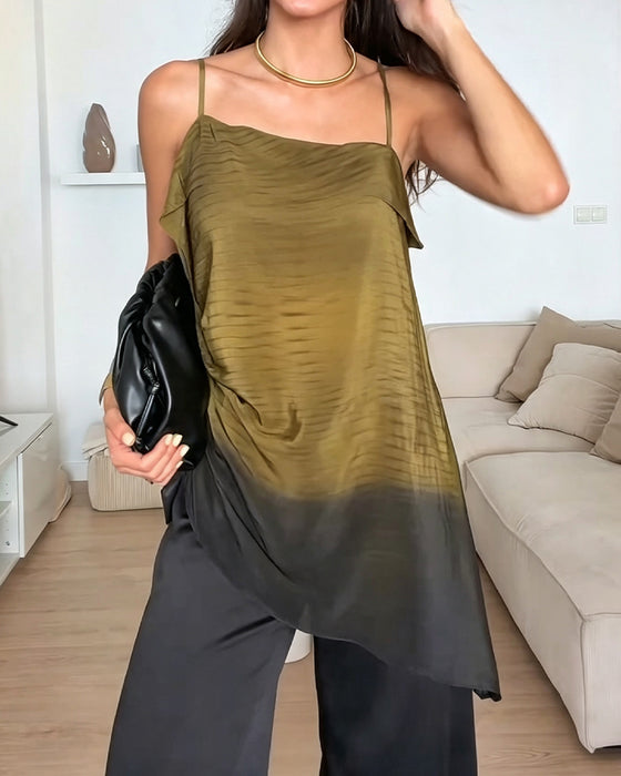 Cami Top Ombre Blok Kolorów