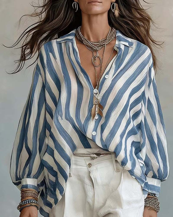 Bluza Akwarela Pasek Luźny