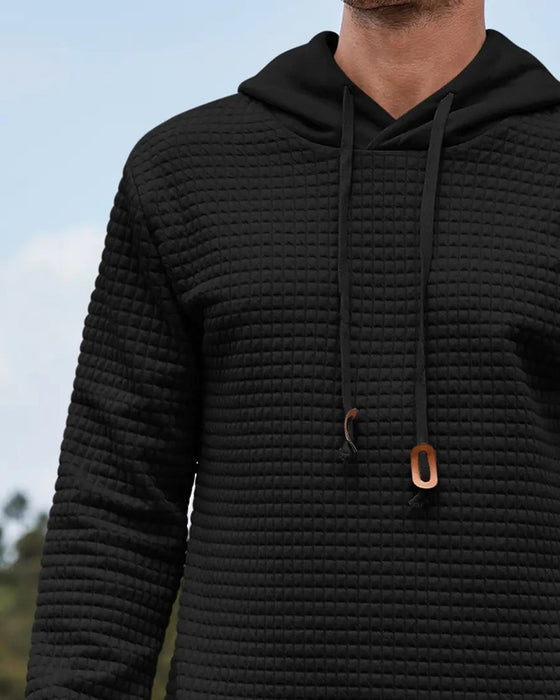 Hoodie Męski Z Kapturem Jednolity