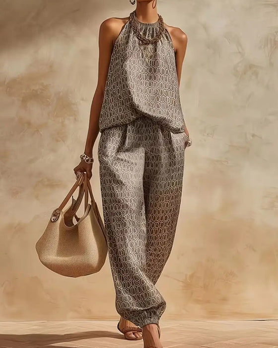 Zestaw Geometryczny Halter Jogger