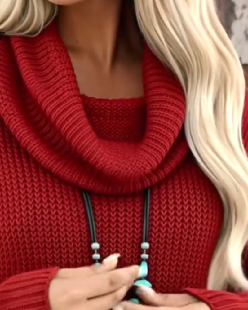 Jednolite Sukienka Z Wysokim Kołnierzem I Eleganckim Designem