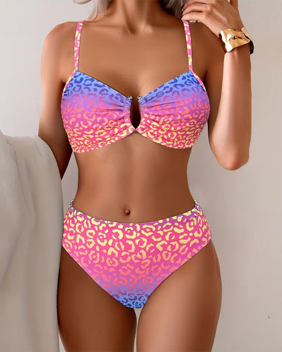 Bikini Stylowy Animal-Print