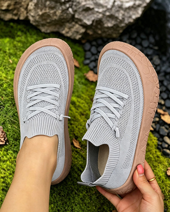 Płaski Chodzić Sneakers Komfort