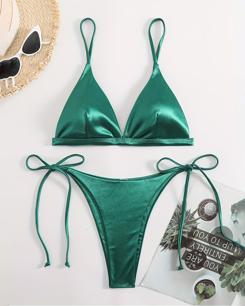 Bikini Satyna Tankini Seksowny