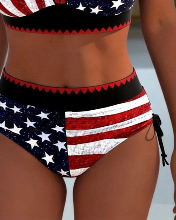 Bikini Wysoki Stan Drukowany