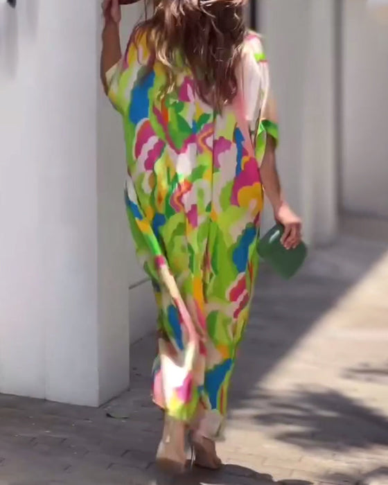 Sukienka z nadrukiem