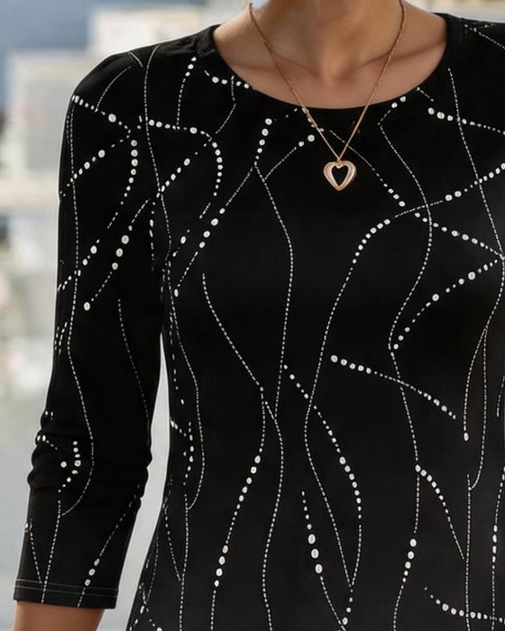 Sukienka Gradient Linia Bodycon Mini