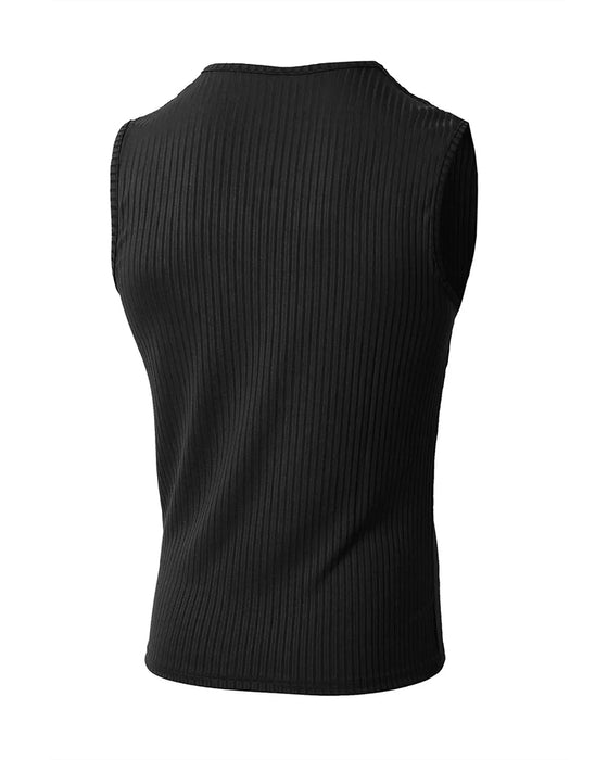 Męski Top Na Ramiączkach Jednokolorowy Sport Casual