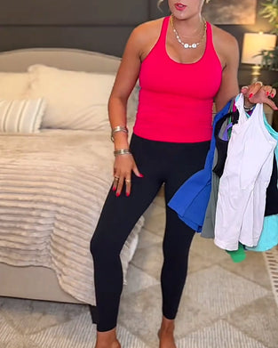 Cami Top Racerback Szczupły Krój